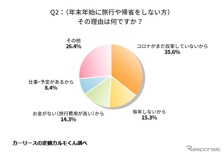 年末年始に旅行や帰省をしない理由は何ですか？