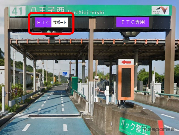 ETC専用料金所（イメージ）