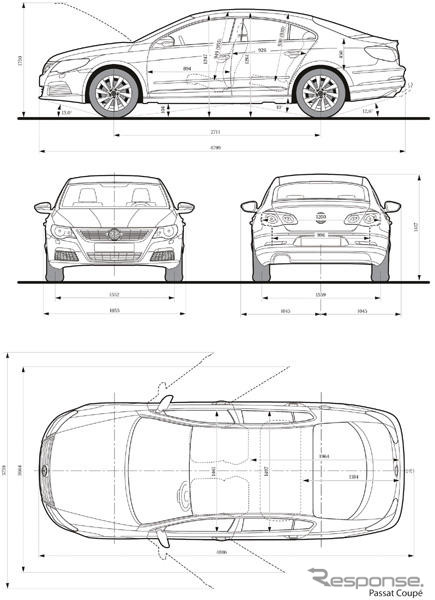 【VW パサートCC 日本発表】歴代VWで最速、4ドア4シータークーペ