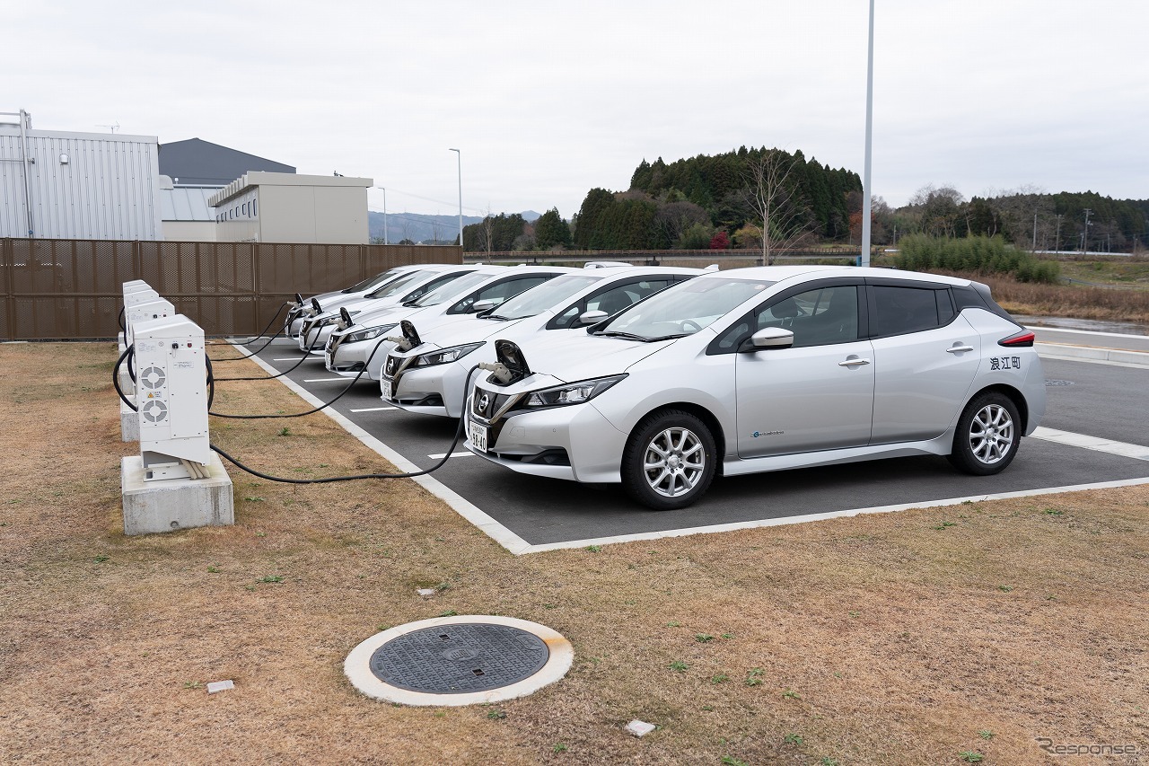 EVを活用したエネルギーマネジメントシステムの実用化検証（福島県浪江町）