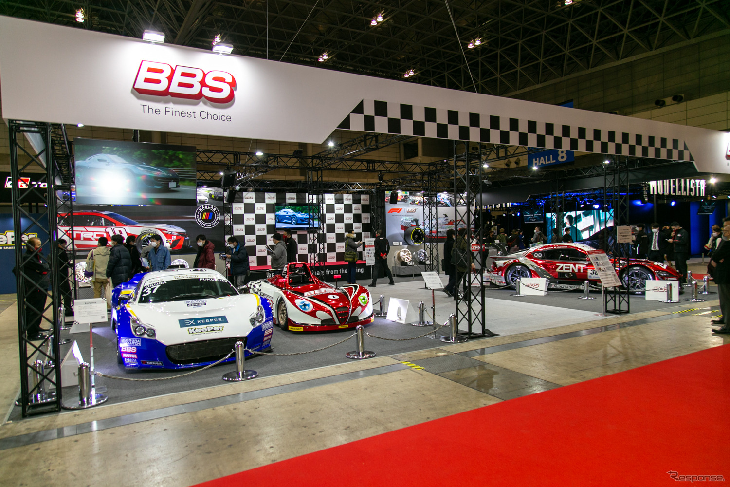 BBS、F1とNASCARへのホイール供給…東京オートサロン2022では実物を展示