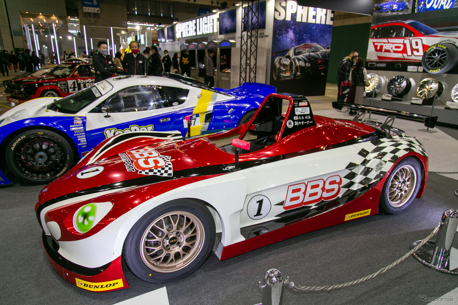 BBS、F1とNASCARへのホイール供給…東京オートサロン2022では実物を展示