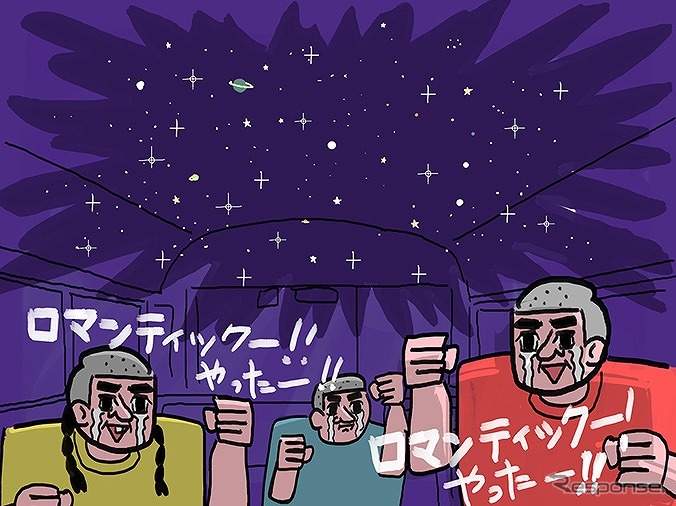 幸運のプラネタリウムバス