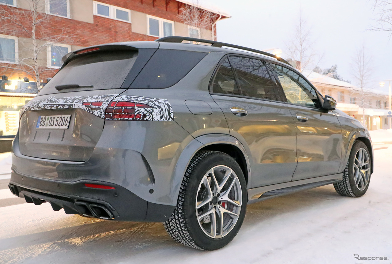 メルセデスAMG GLE 63 プロトタイプ（スクープ写真）