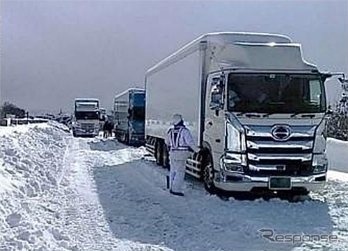 2021年1月に発生した北陸道・東海北陸道の大雪による渋滞