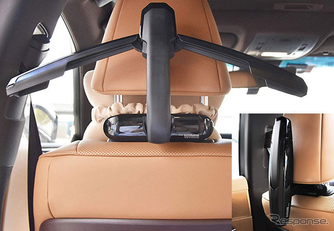 折り畳み式車載用スーツハンガー K-CRZT01