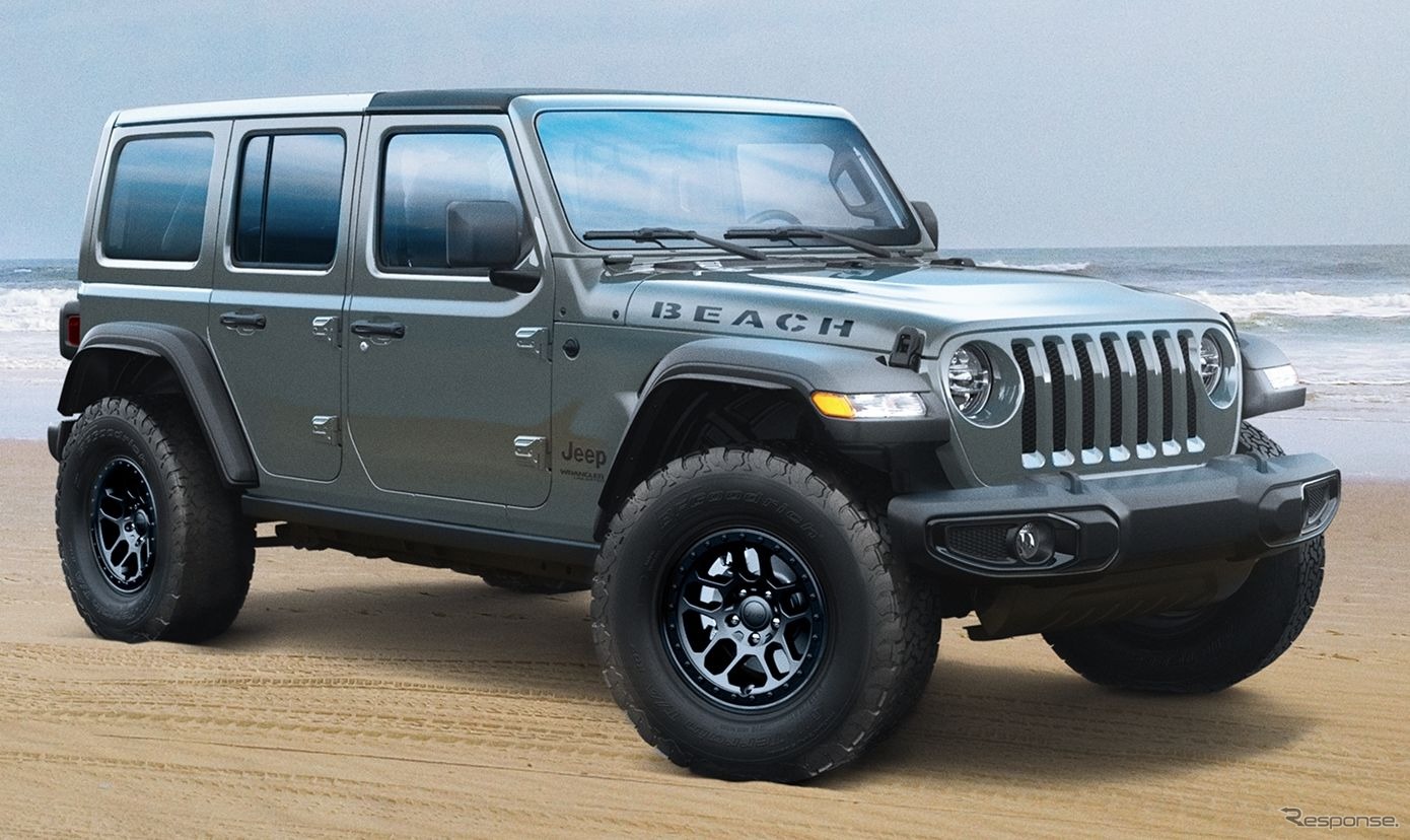 ジープ・ラングラー・ハイタイド の限定車「ジープ・ビーチ」モデル