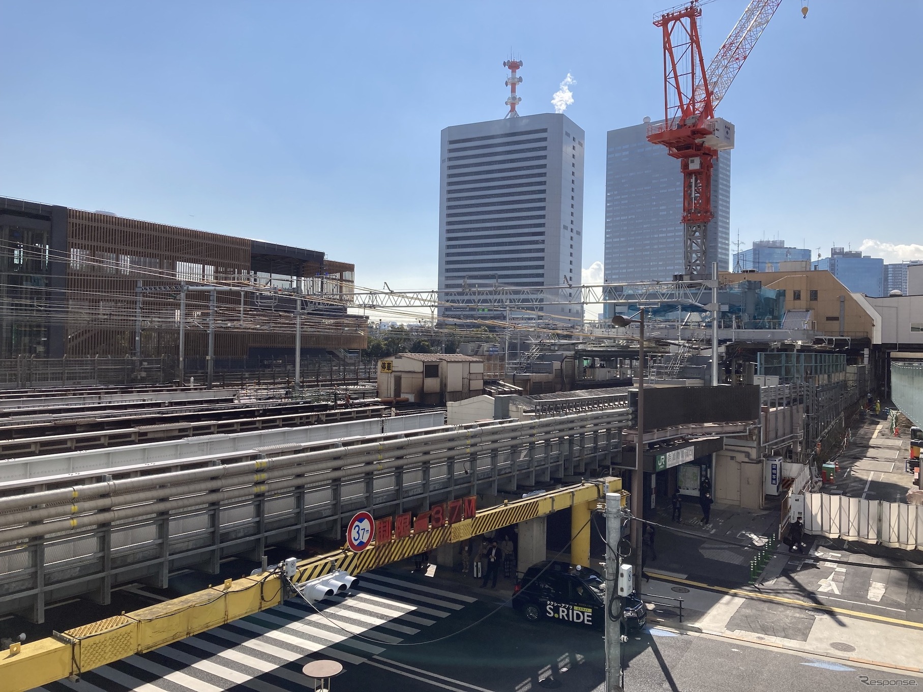 浜松町駅現況（2月16日）