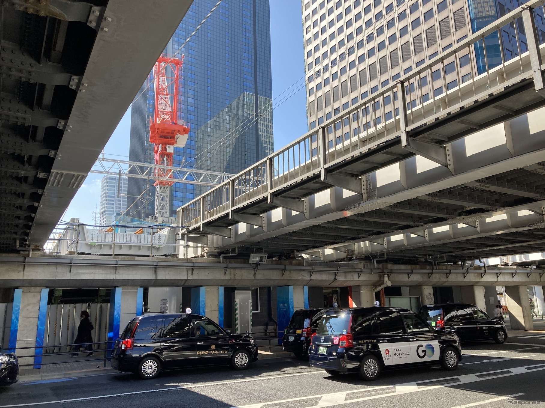 浜松町駅現況（2月16日）