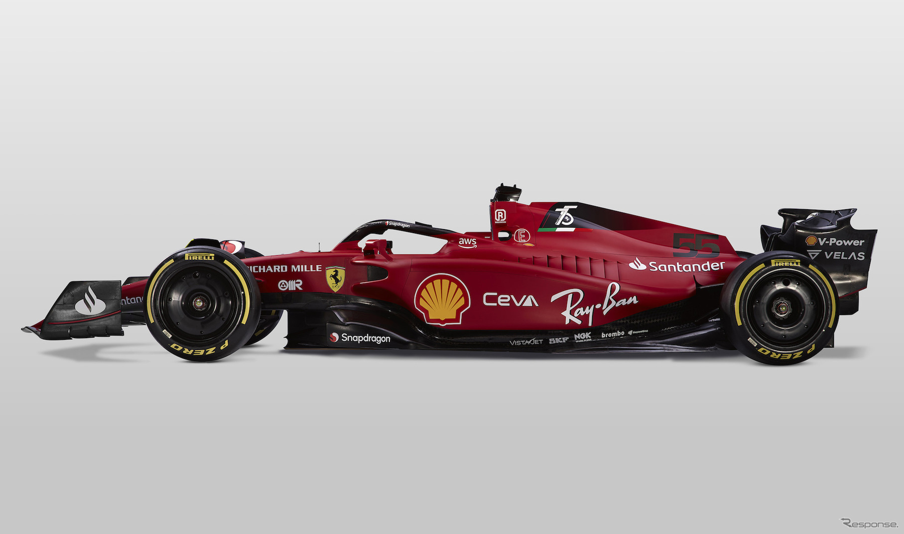 フェラーリF1-75（発表画像）