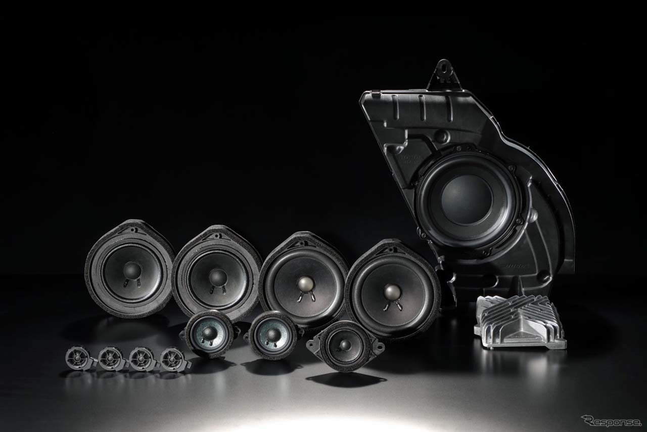 新型シビックのBOSE「プレミアムサウンドシステム」は全12スピーカーで構成される(提供：ボーズ・オートモーティブ)