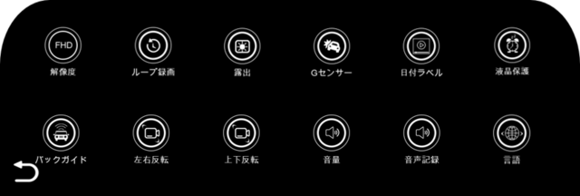 ミラー型ドライブレコーダー「KH-M9600R」