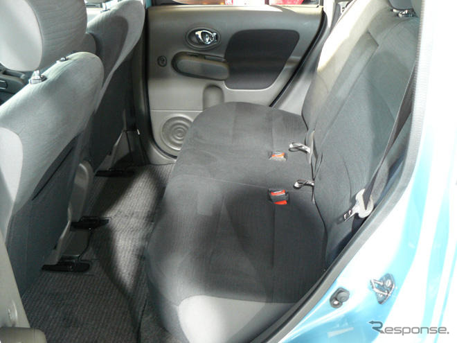 【日産 キューブ 新型発表】180cm＋・90kg＋…後席ふたりならジャグジー感