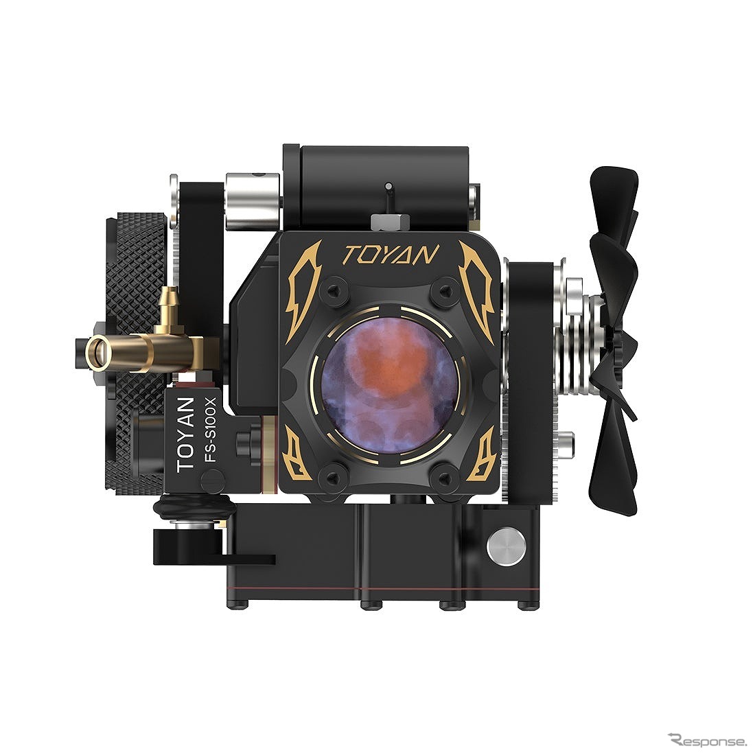 燃焼室が観察できる4ストローク超小型エンジンモデル