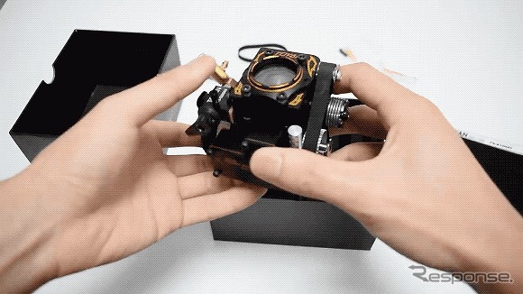 燃焼室が観察できる4ストローク超小型エンジンモデル