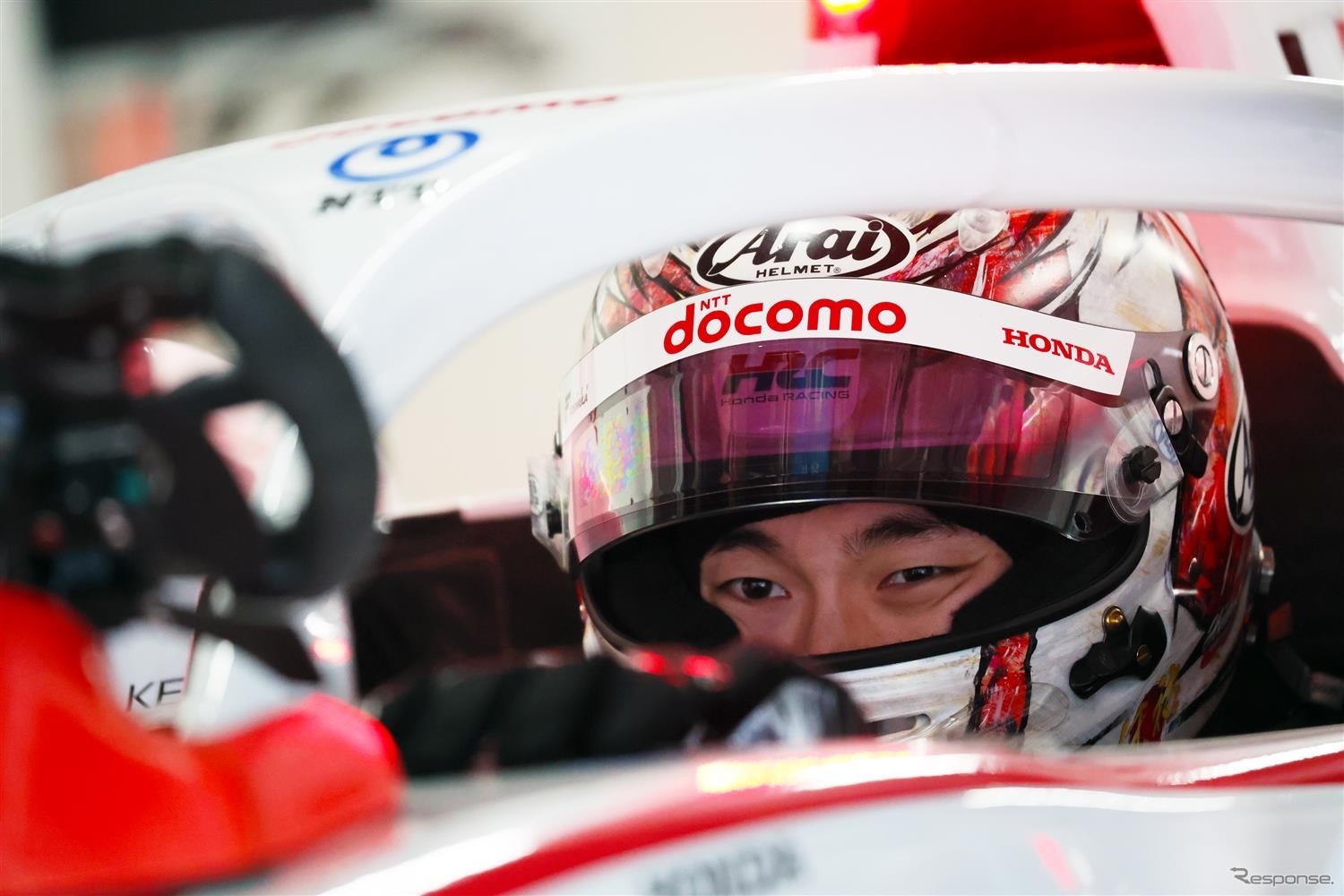 総合6位の#5 牧野任祐（DOCOMO TEAM DANDELION RACING）