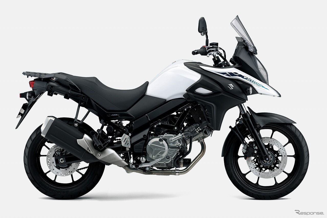 スズキ V-ストローム650 ABS（ブリリアントホワイト）