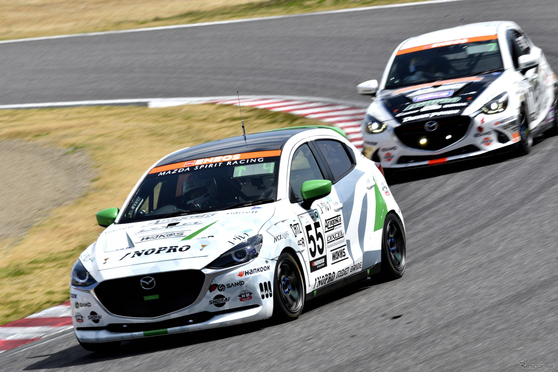 55号車 MAZDA SPIRIT RACING MAZDA2 Bio concept