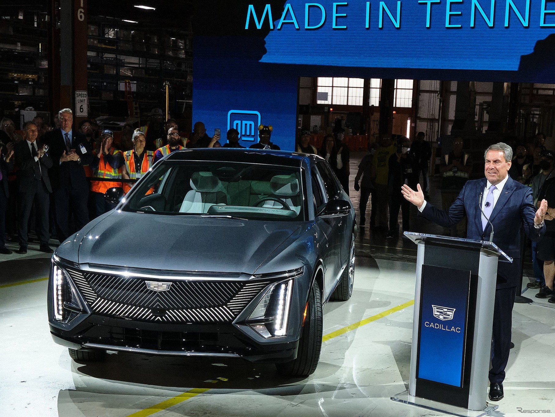 GMの米国テネシー州スプリングヒル工場で量産を開始したキャデラック・リリック