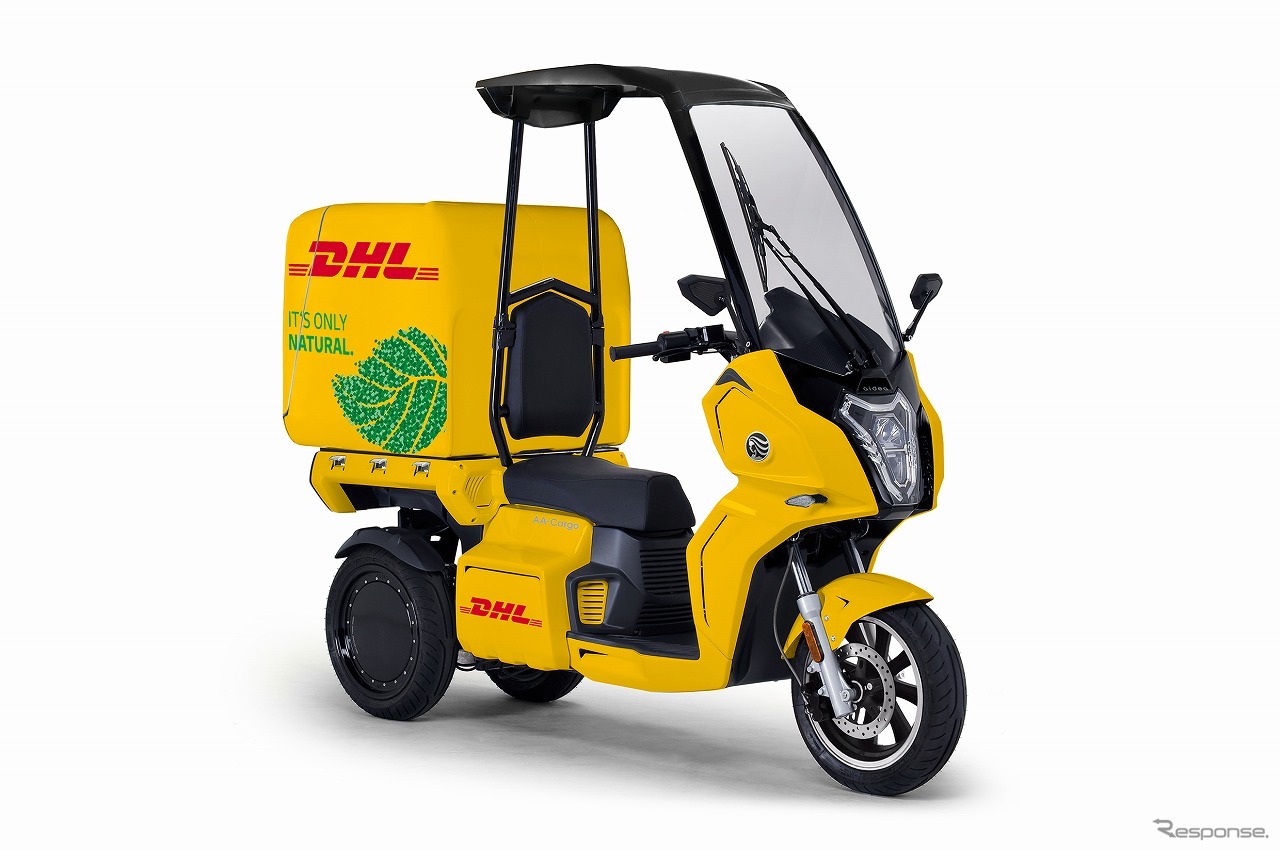 プジョーモトシクル：DHLジャパン 集配用車両（東京モーターサイクルショー2022出展予定）