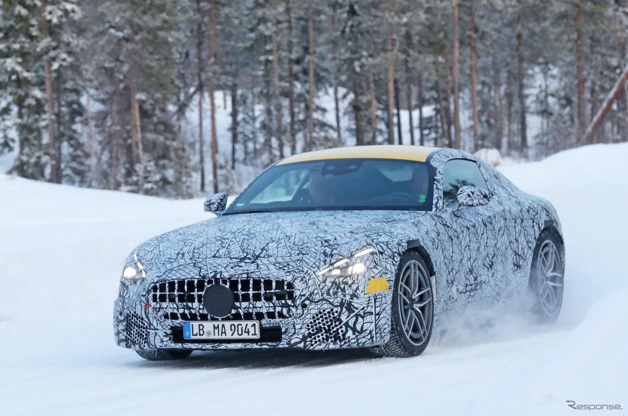 メルセデス AMG GT 次期型プロトタイプ　（スクープ写真）
