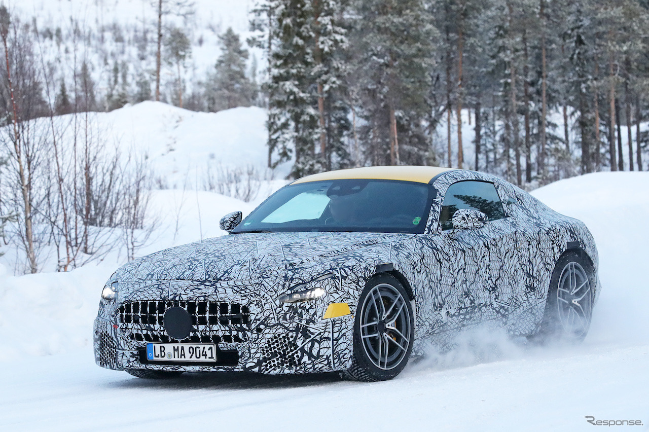 メルセデス AMG GT 次期型プロトタイプ　（スクープ写真）