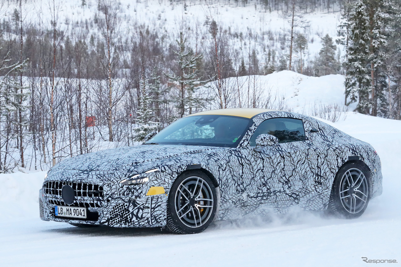 メルセデス AMG GT 次期型プロトタイプ　（スクープ写真）