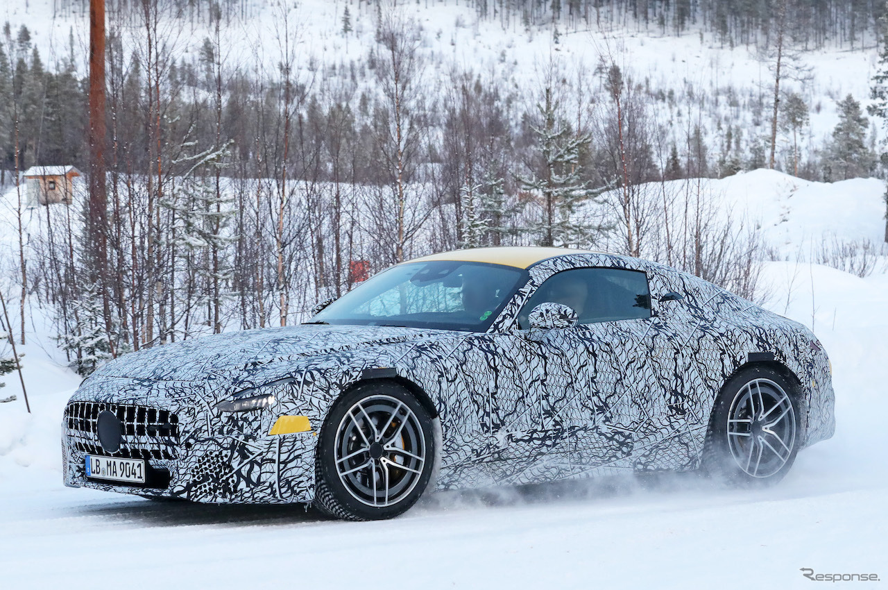 メルセデス AMG GT 次期型プロトタイプ　（スクープ写真）