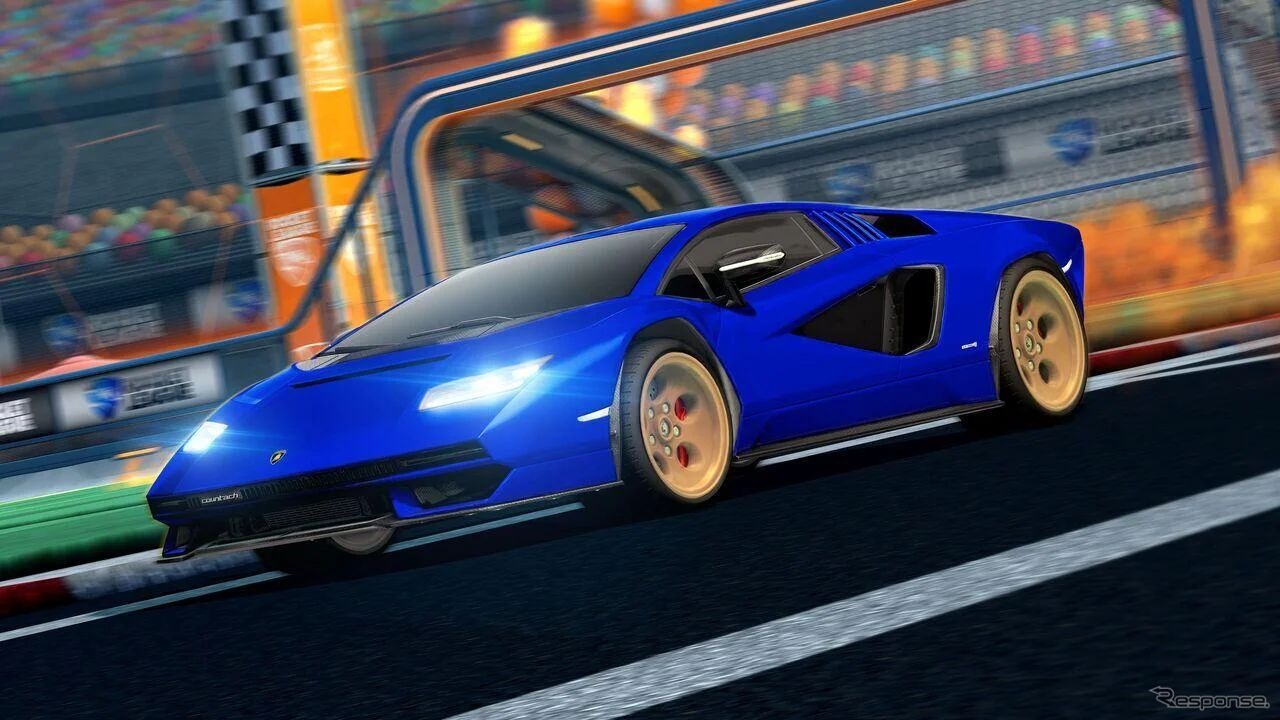 ゲーム『ロケットリーグ』に登場するランボルギーニ・カウンタック LPI 800-4