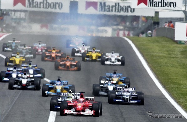 【F1スペインGP決勝】シューマッハ完全勝利、あとはドタバタ
