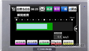 日野、ひのこんぱすの省燃費運転支援機能などを強化