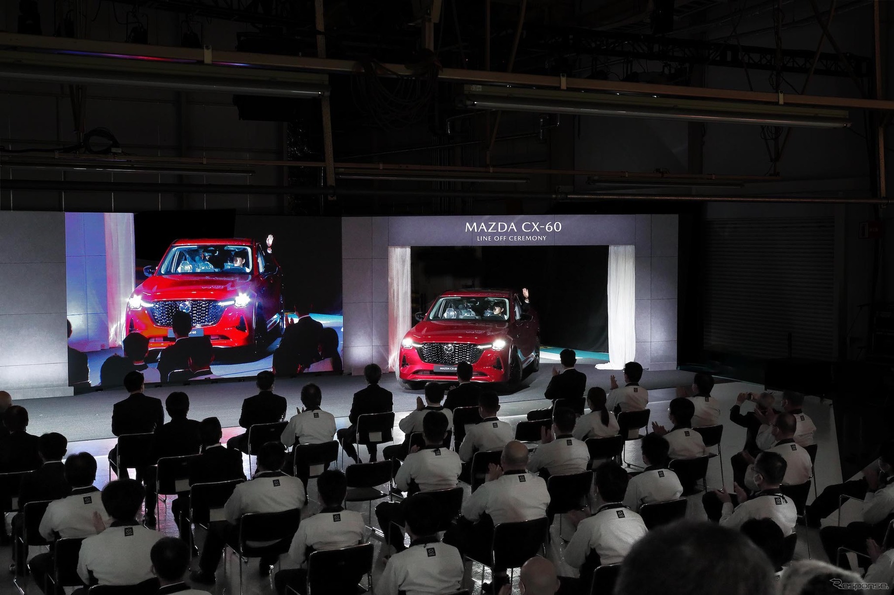 マツダCX-60生産開始式典（防府第2工場）