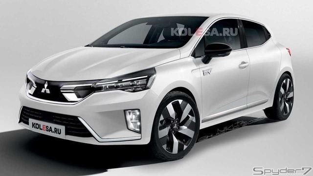 三菱コルト新型　予想CG