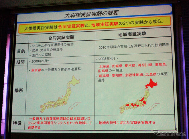 ITS Japan、大規模実証実験の実施計画を発表　2月に公開デモを実施