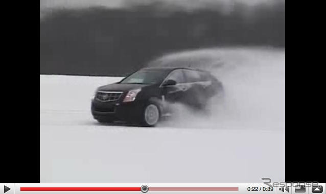 ［動画］キャデラック SRX 新型…雪上テスト先行公開