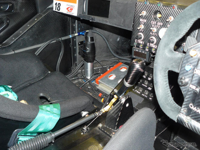 【SUPER GT】写真蔵…TAKATA 童夢 NSX07 コックピット