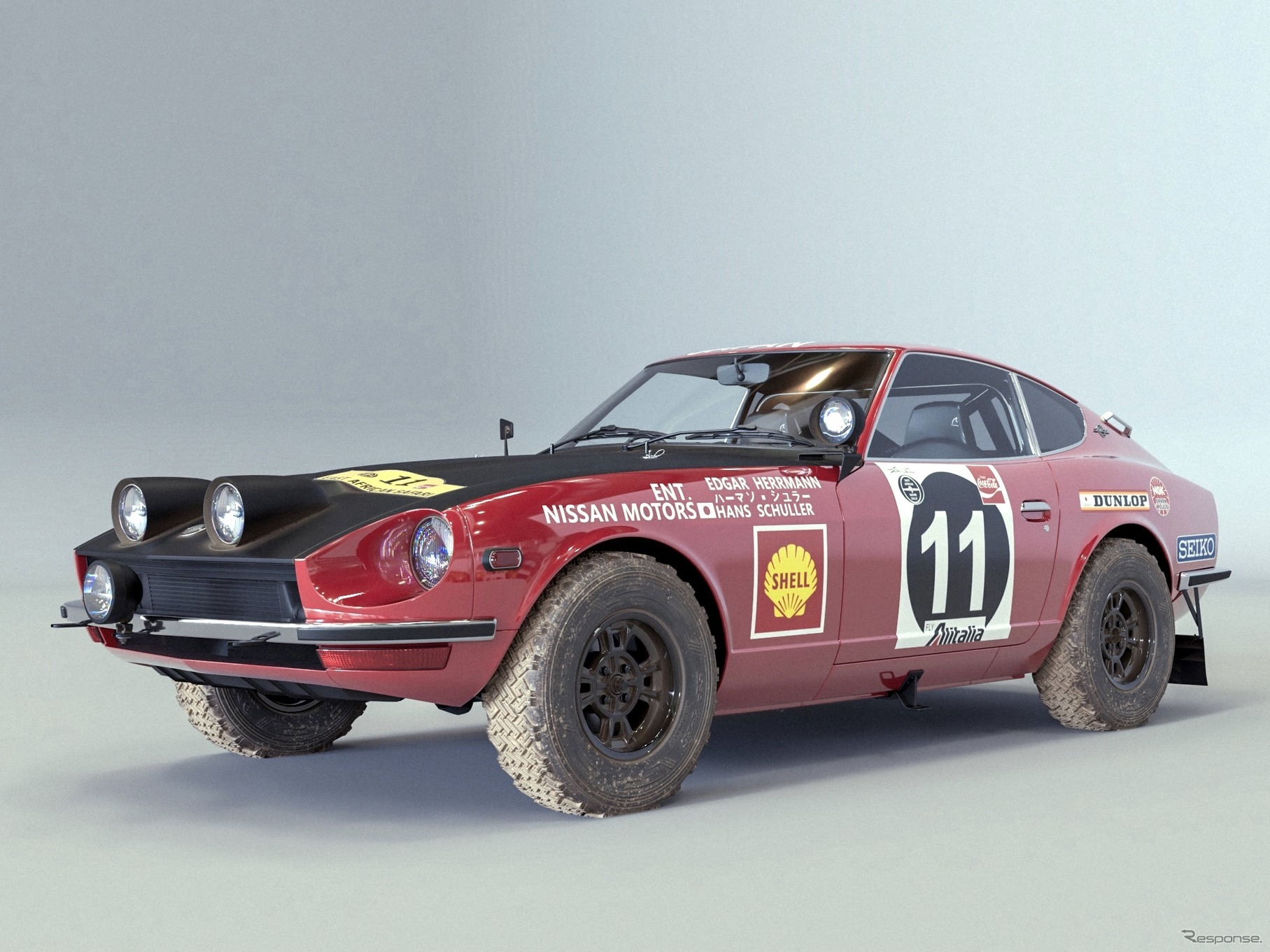 ダットサン 240Z：1971年東アフリカ・サファリラリー優勝車