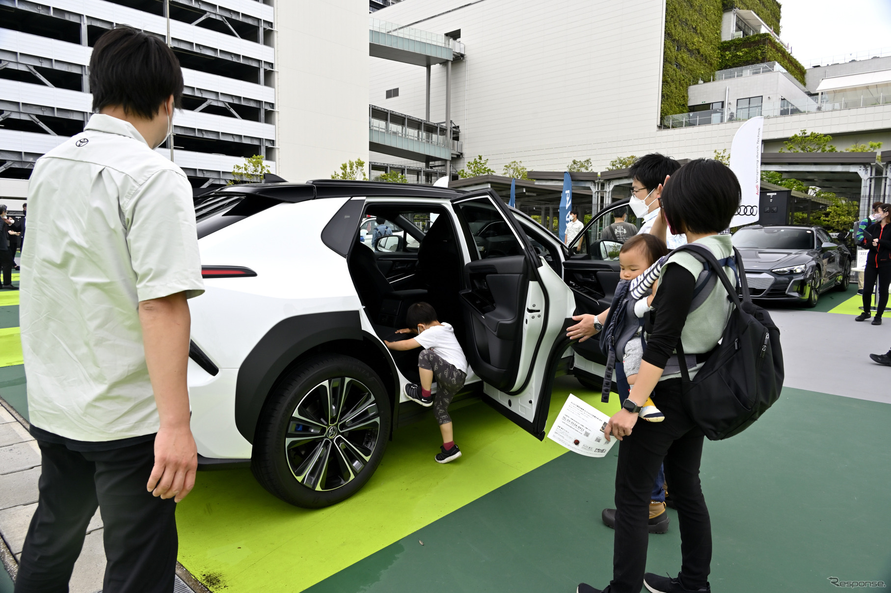 5月14日、東京・有明ガーデンで開催された「レスポンス読者限定EV・PHEV試乗会」