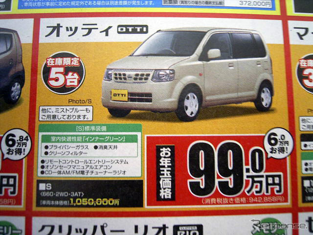 【初売り 値引き情報】新年はこのプライスでこの新車を購入する!!