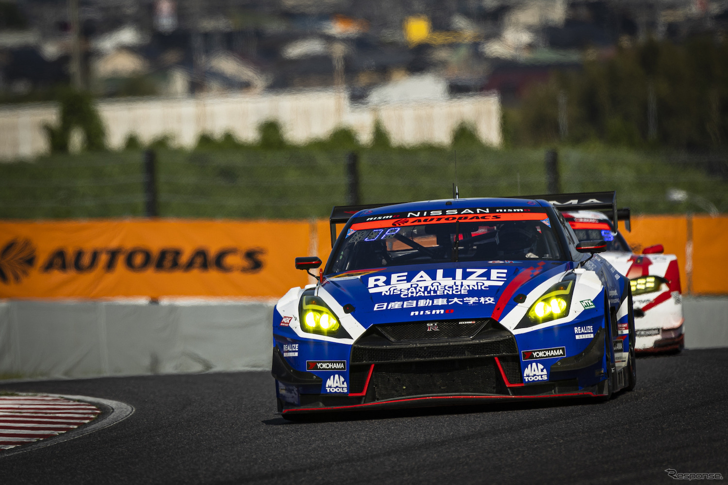 GT300クラス3位の#56 リアライズ日産メカニックチャレンジ GT-R（藤波清斗／ジョアオ・パオロ・デ・オリベイラ）