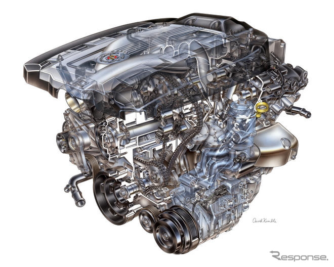 GMの3.6リットルV6 が10ベストエンジンに選出
