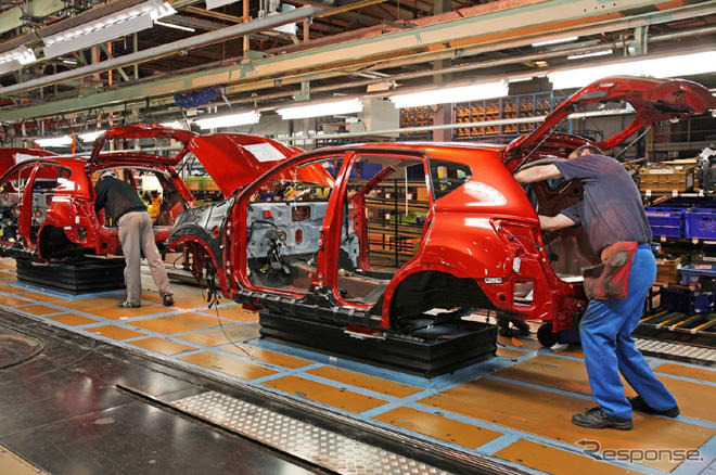 日産、イギリス工場で生産削減