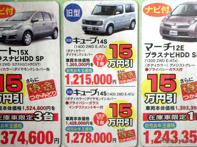 【週末の値引き情報】このプライスでこの新車を購入できる!!