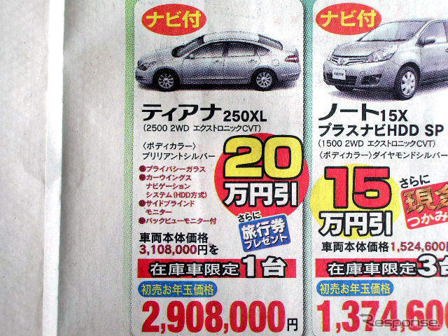 【週末の値引き情報】このプライスでこの新車を購入できる!!