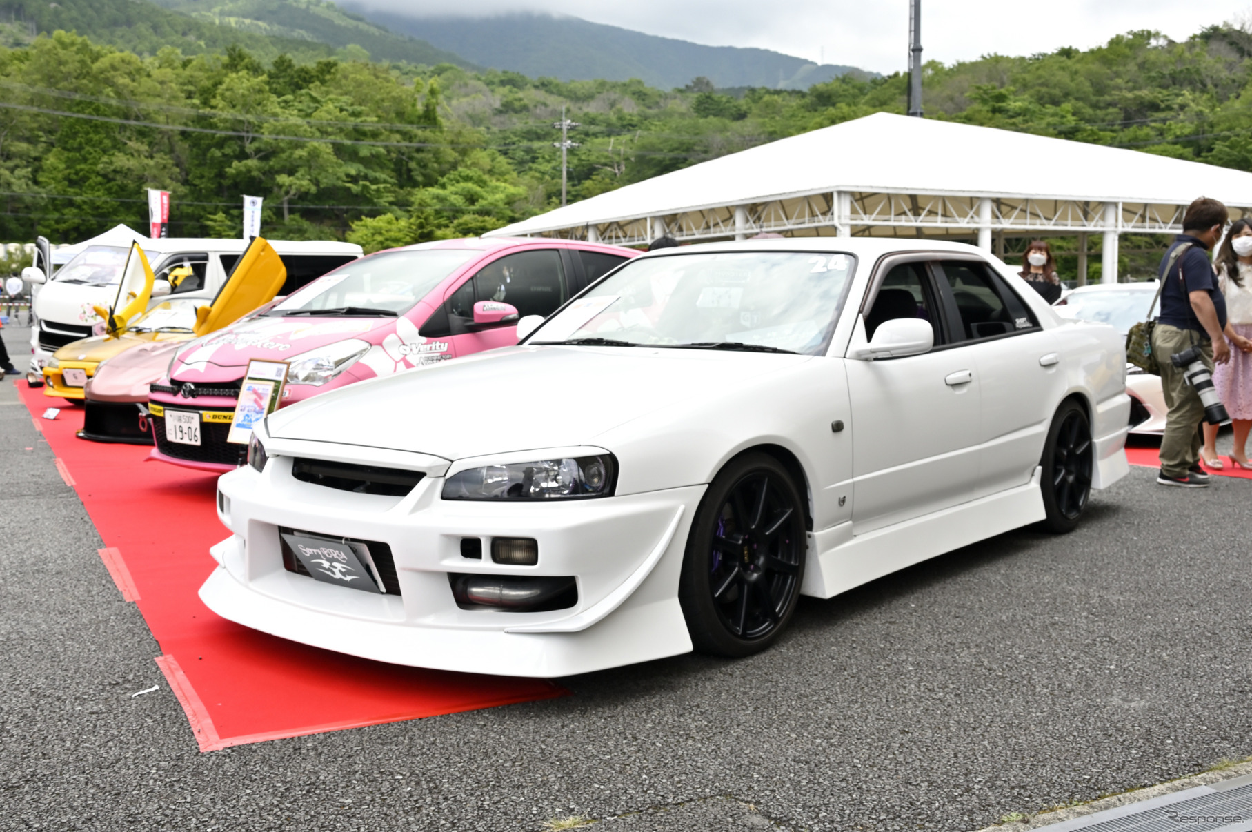 GIRLS CAR COLLECTIONコンテストの様子