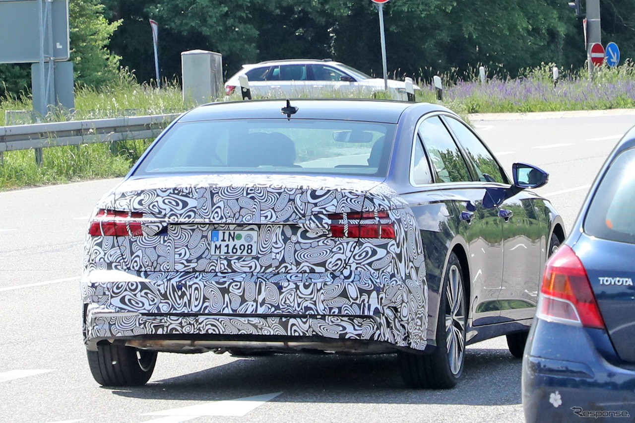アウディ A6 Sライン 改良新型プロトタイプ（スクープ写真）