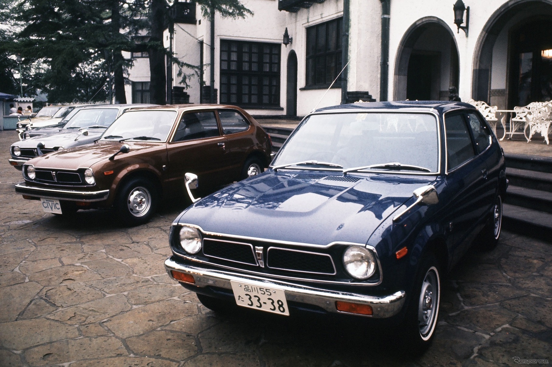ホンダ・シビック初代発表会（東京、赤坂プリンスホテル）