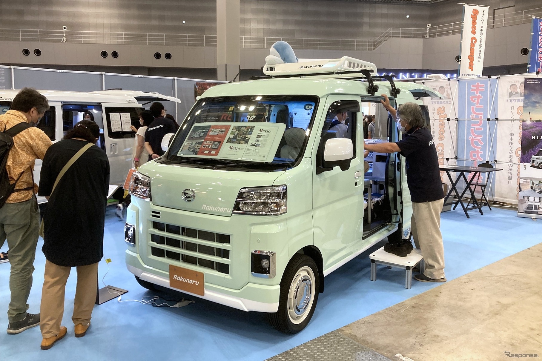 メティオRAKUNERU：ダイハツ・ハイゼットカーゴ新型ベース（東京キャンピングカーショー2022）