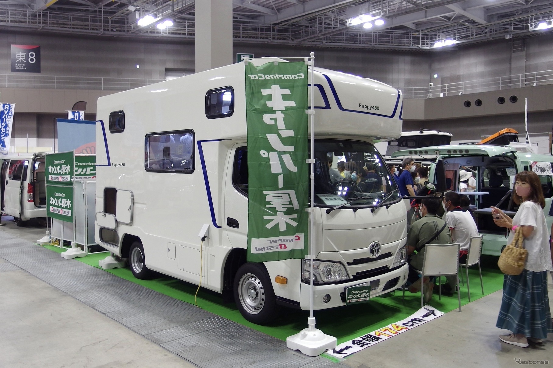 キャンパー厚木（東京キャンピングカーショー2022）