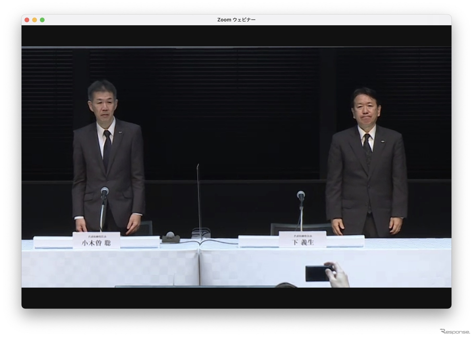 日野の燃費不正に関する記者会見（3月4日）